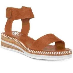 Vince Camuto Women’s Marina Flat Sandals Brown Size 5